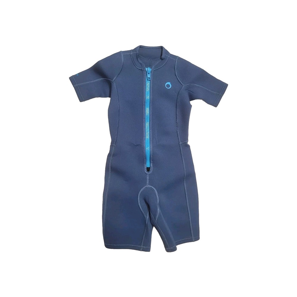 DECATHLON Size 10 years Blue Shorty Wetsuit Wet Suit Scuba Diving